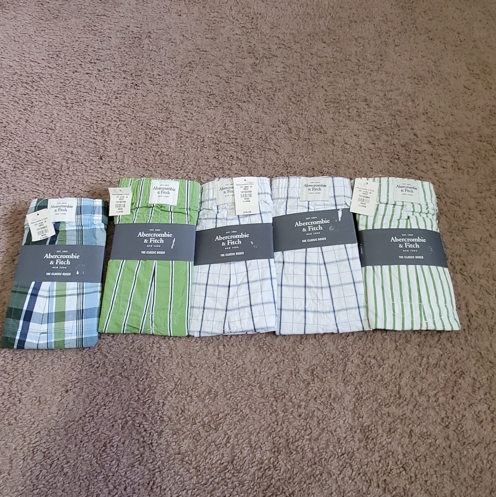 Mens xl boxers 5 pairs Abercrombie